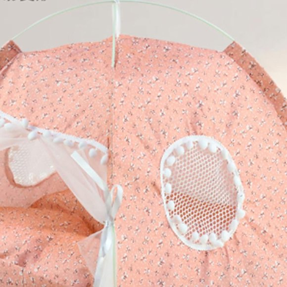 NWOT Pet Cat or Dog Tent - Cave Hut/Sleep House/Playpen - Pink - Picture 10 of 10